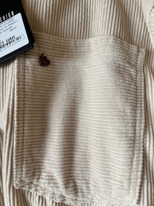 Вельветова рубашка Eurofashion розмір М-L