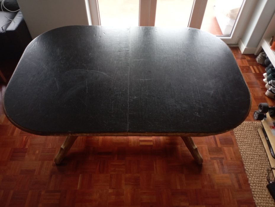 Mesa de jantar extensível madeira de maciça de qualidade