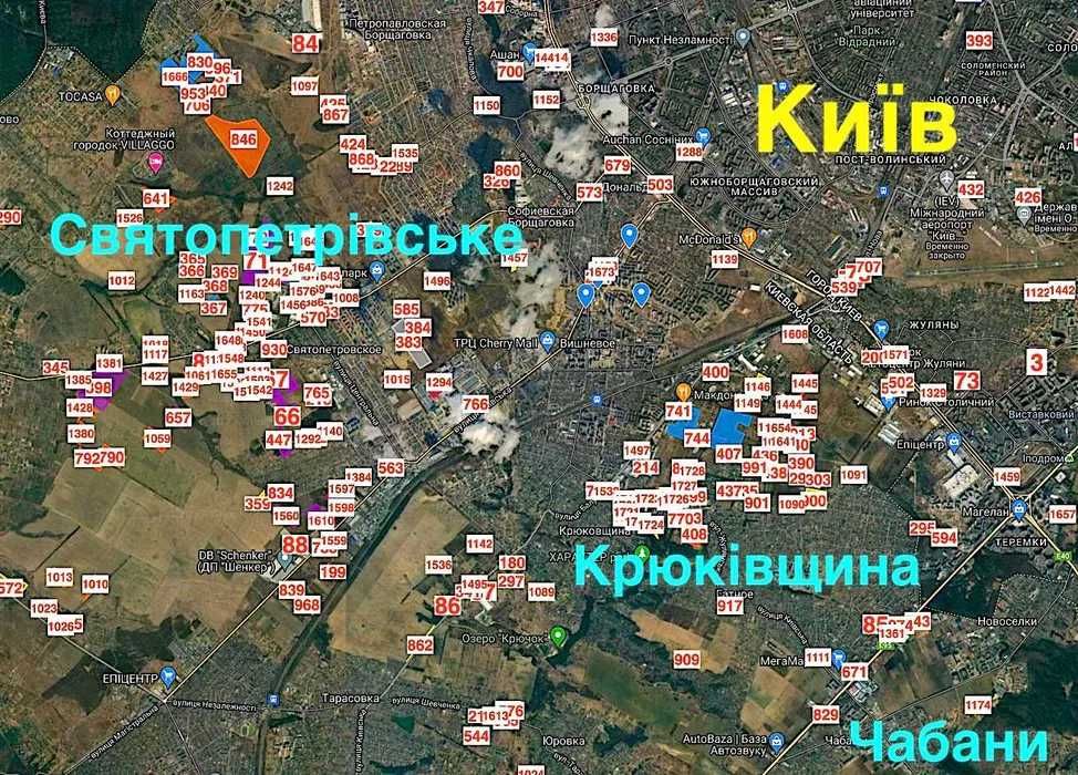 ФАСАД! ділянка 3Га під комерцію, логістику... Святопетрівське Київ-5км