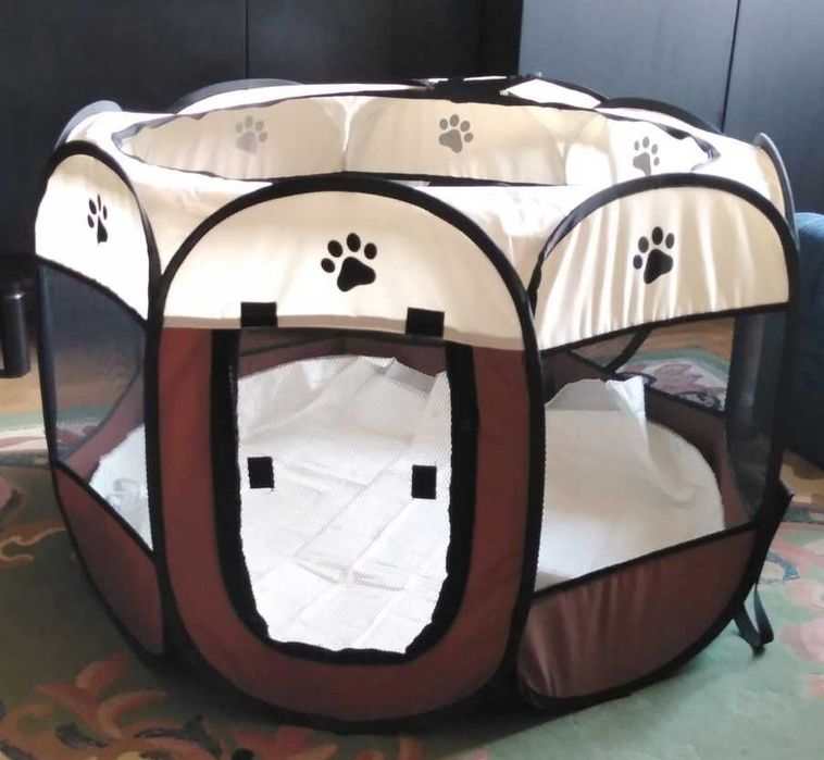 KOJEC LEGOWISKO DLA PSA kota kojec materiałowy duży składany