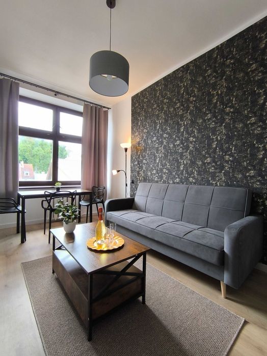 Apartament przy jeziorze w centrum Ostródy - molo, promenada