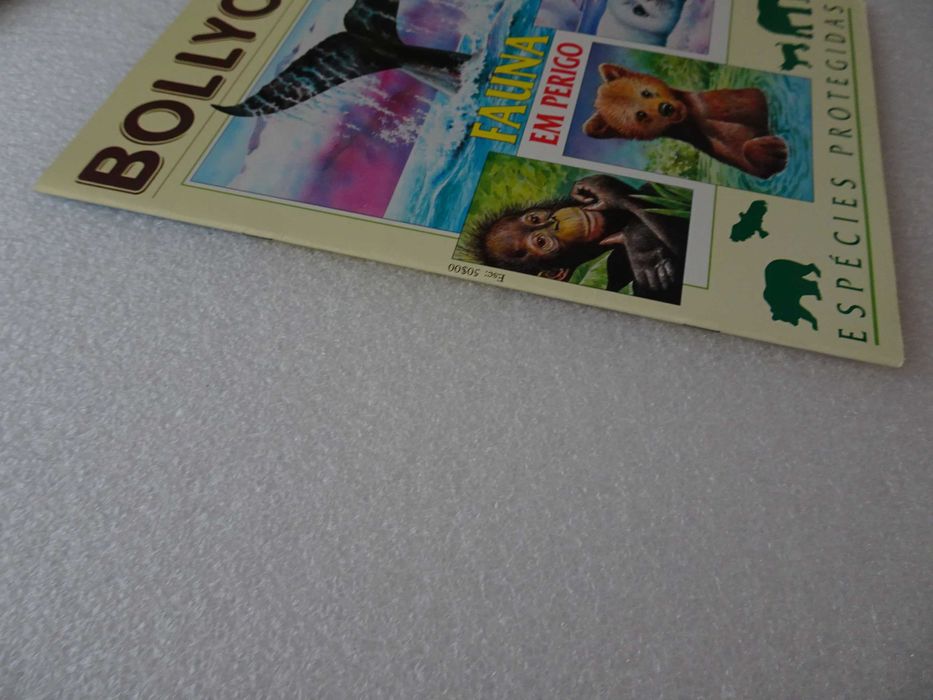 Caderneta de cromos Bollycao - Fauna em Perigo (tem 6 cromos)