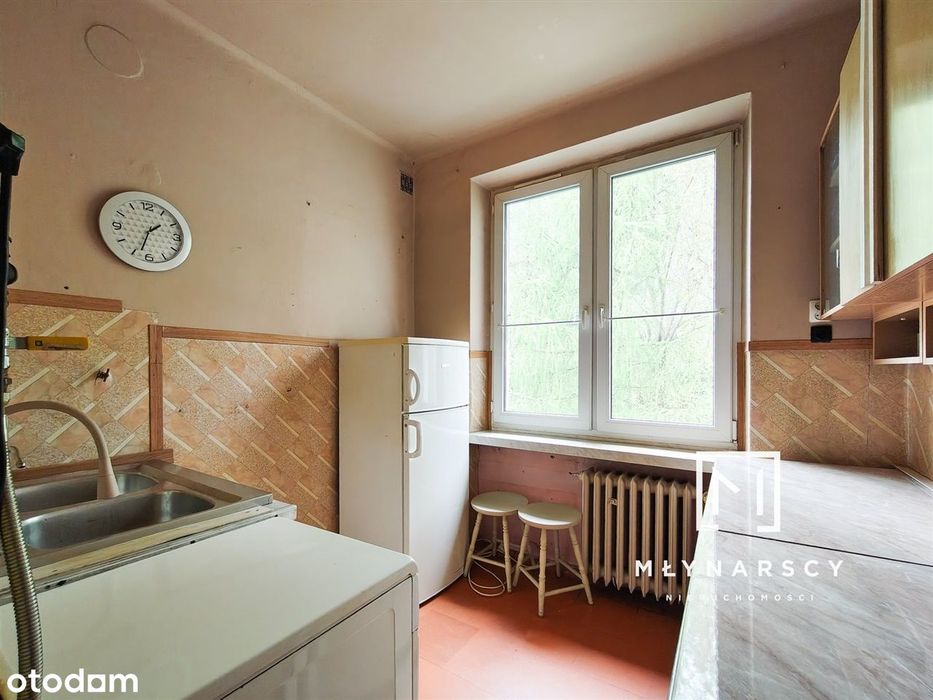 2 pok do remontu | zieleń za oknem | balkon