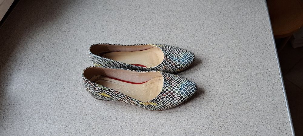 Skórzane buty damskie Fatto a Mano r. 38- skóra naturalna