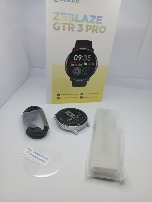 Nowy smartwatch Zeblaze GTR 3 pro × premium × amoled × tarcza ze stali