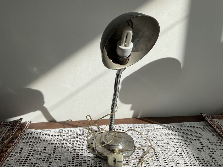 Vintage lamp, silver with lead 45/50+years old