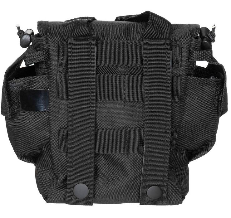 torebka na butelkę "molle" czarna