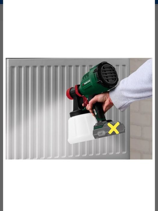 Pistola de pulverização recarregável de 20V parkside