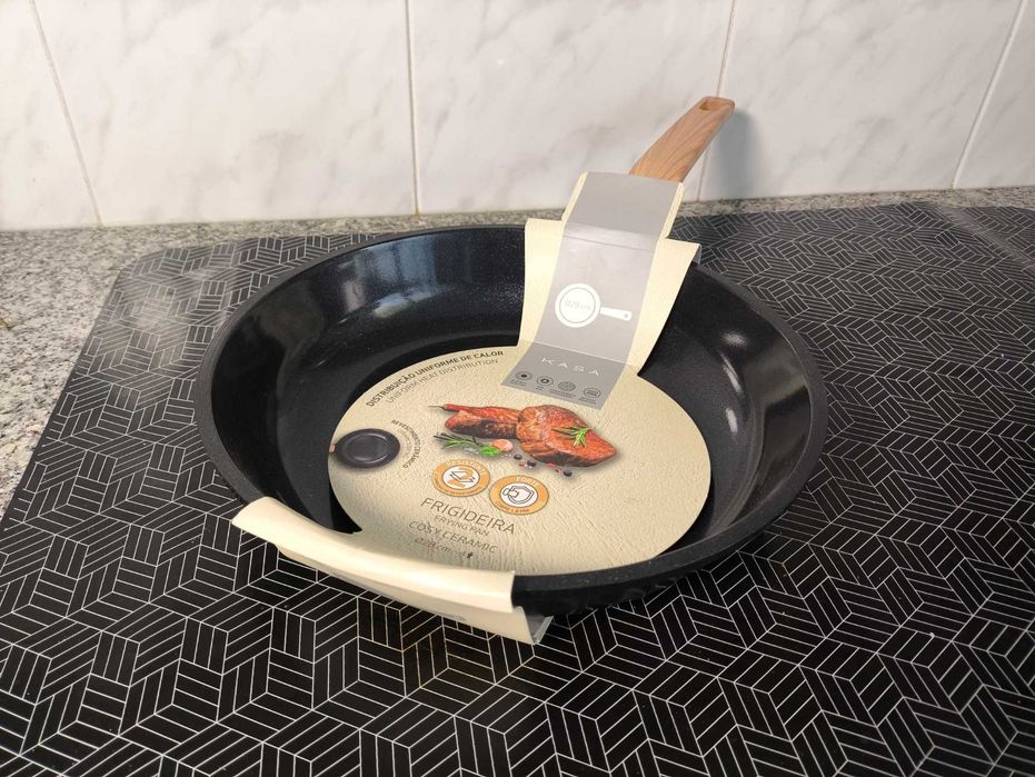 Frigideira Kasa Cosy Ceramic 28cm Nova Revestimento Cerâmico