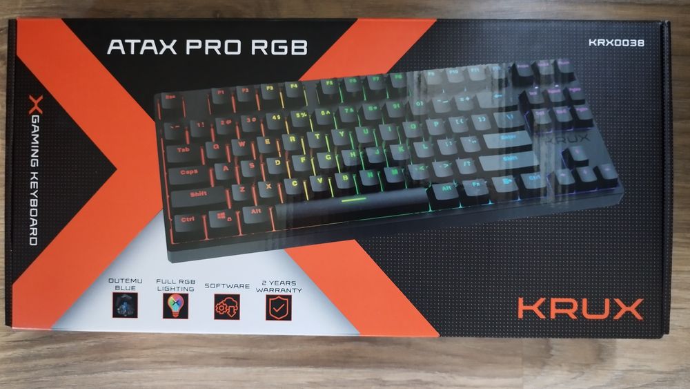 Klawiatura Gamingowa KRUX prawie nie używana