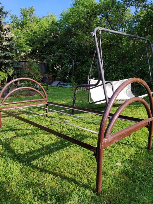 Łóżko metalowe 90/190cm.