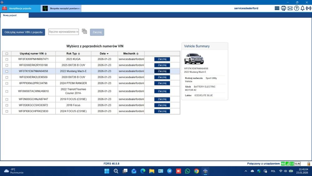 UCDS V5 +FORD Dealer FJDS FLASH+ FDRS z LICENCJĄ 365 dni - Mazda Oem Usb Wi-Fi