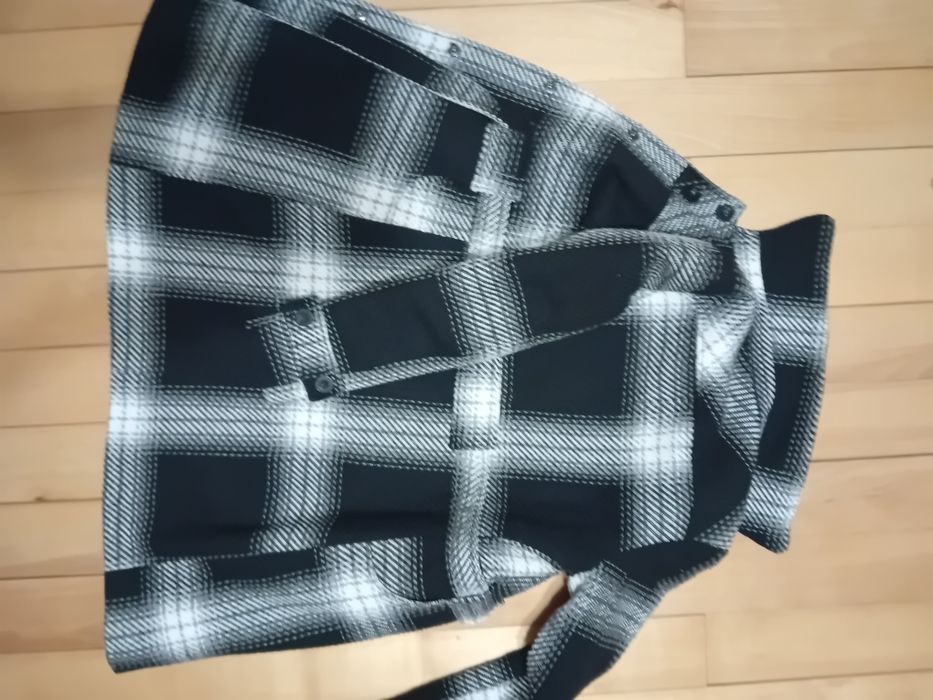 Welniany plaszcz damski