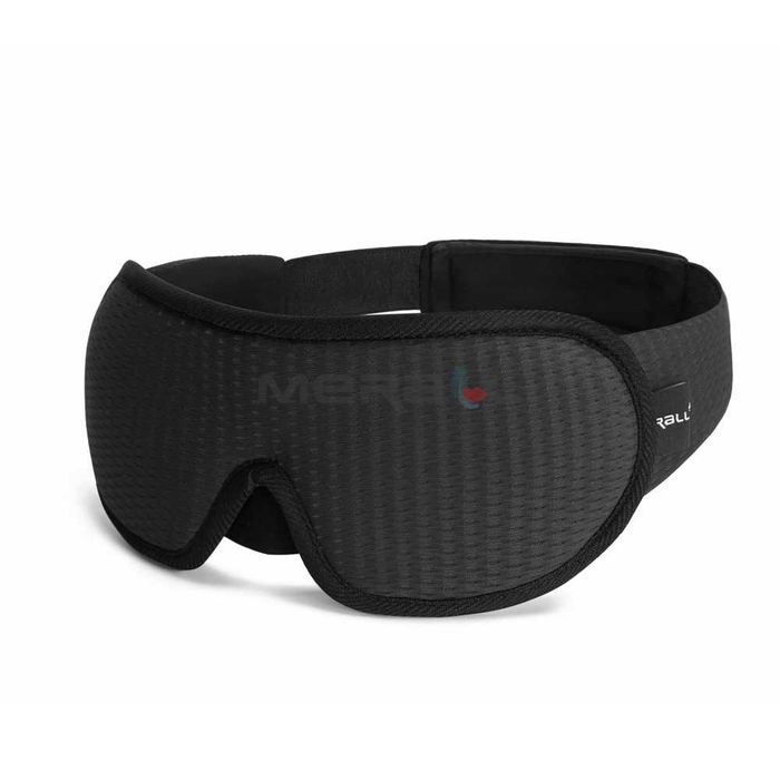 Маска для сну з берушами. Маска чорна, біла, синя