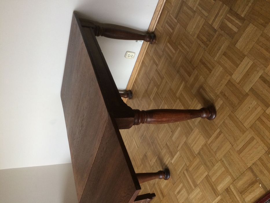 Stół dębowy drewniany antyk rozkładany duży