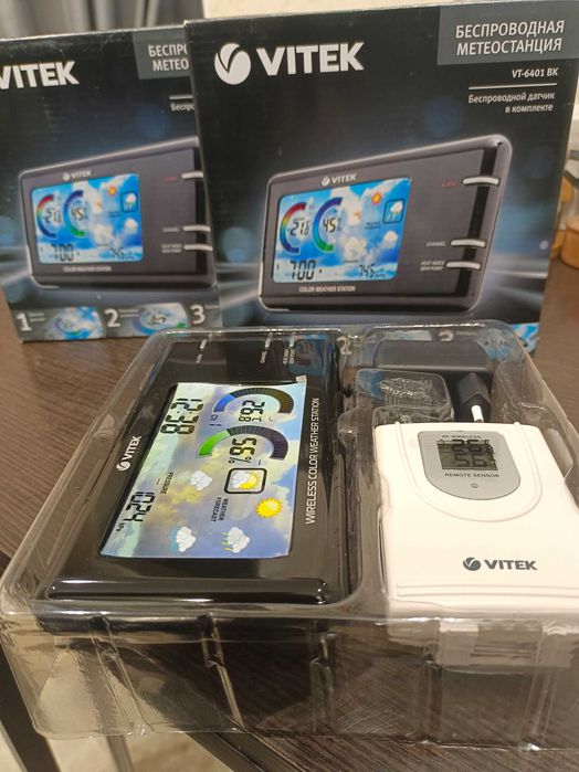 VITEK 6401 BK Метеостанція безпровідна