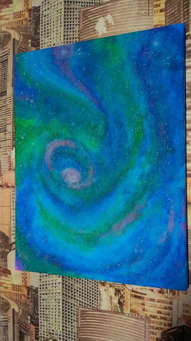 Картина 40/60 акрил, холст читайте описание!