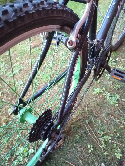 Bicicleta verde Roda 26