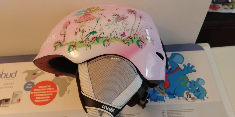 Kask narciarski UVEX dzieciecy 52-54