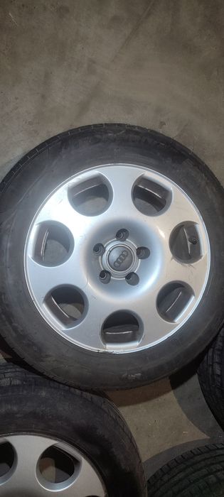 Audi A4 B5 b6 A6 C5 felgi koła aluminiowe 16 5x112 et42 + opony letnie