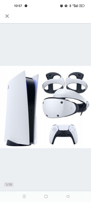 Konsola  SONY PS5 playstation 5  
NAPĘDEM BLU-RAY + GOGLE VR
