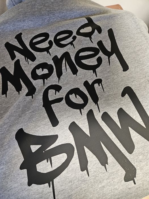 Need Money for BMW Bluza z kapturem 9 rozmiarów NOWA