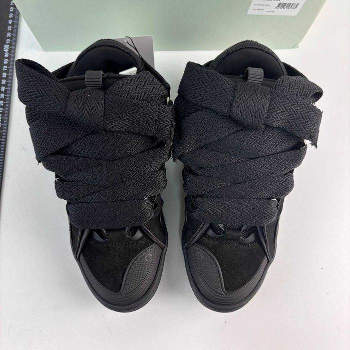 (БЕЗ ПЕРЕДОПЛАТИ)Lanvin Curb Sneakers ланвін карб снікерс чорні опіум