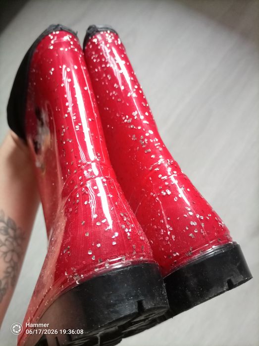 Brokatowe kalosze z Minnie 29/30