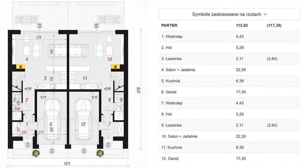 Dom w zabudowie bliźniaczej Kalinówka