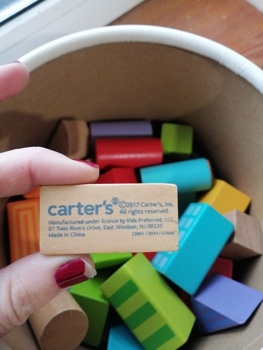 Кубіки Carter's набір