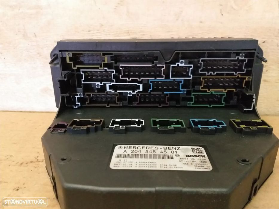 Caixa de fusiveis Sam Mercedes W204 C200 C220 C250 C350 A20454.54501