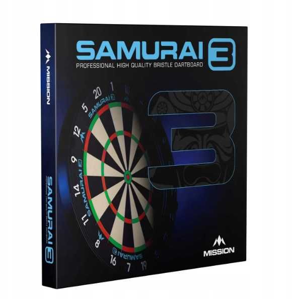 Mission Samurai 3 Profesjonalna Sizalowa Tarcza do gry w rzutki darta