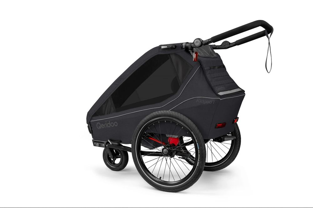 Qeridoo Kidgoo 1 wozek joggingowy pojedyncza przyczepka rowerowa