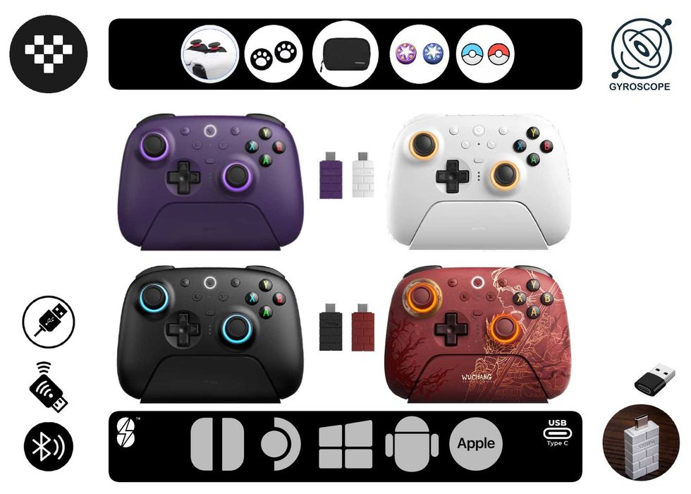 8BitDo Ultimate 2 "Wireless" (2.4GHz+Bluetooth)