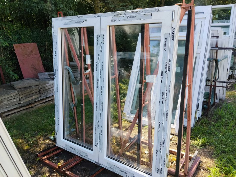 Okno aluminiowe 160/170 białe