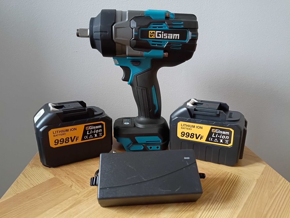 Nowy klucz udarowy Gisam 2800 2x bateria 998VF