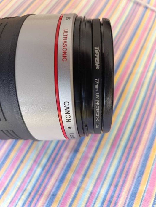 Lente Canon 100-400mm + Filtro TIFFEN 77mm UV PROTECTOR