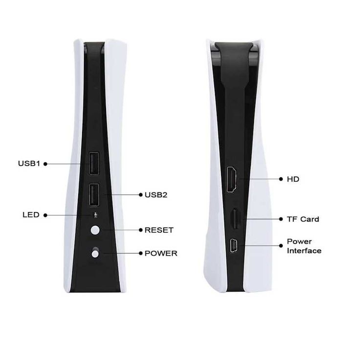 Игровая приставка Game Box PC5 256 ГБ Linux EmuELEC HDMI 8K 50000+ игр