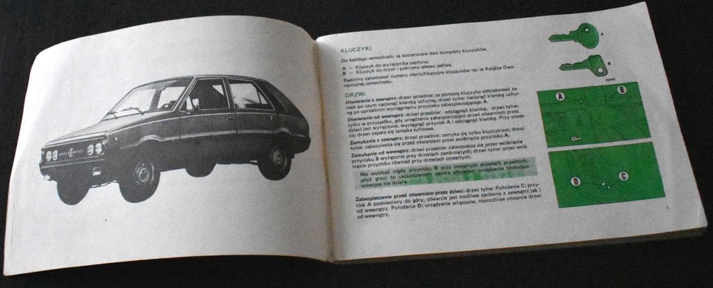 FSO Polonez 1,3 1,5 instrukcja obsługi