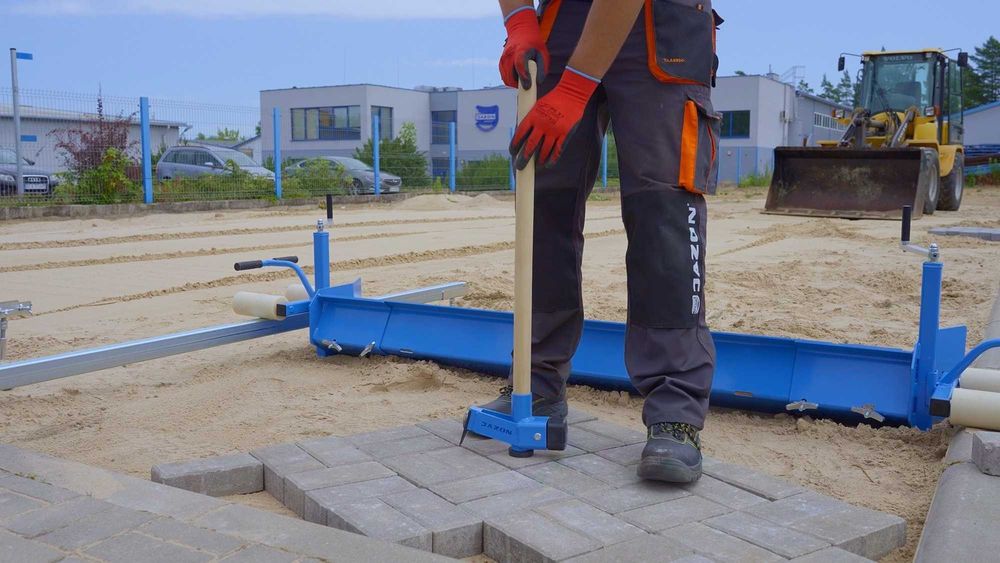 Młotek brukarski ustawiak łom imak w jednym narzędzia brukarskie