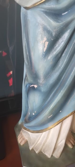 Figura Matki Boskiej retro