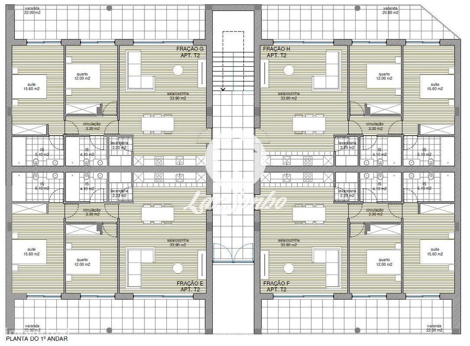Apartamento com jardim em Barcelos