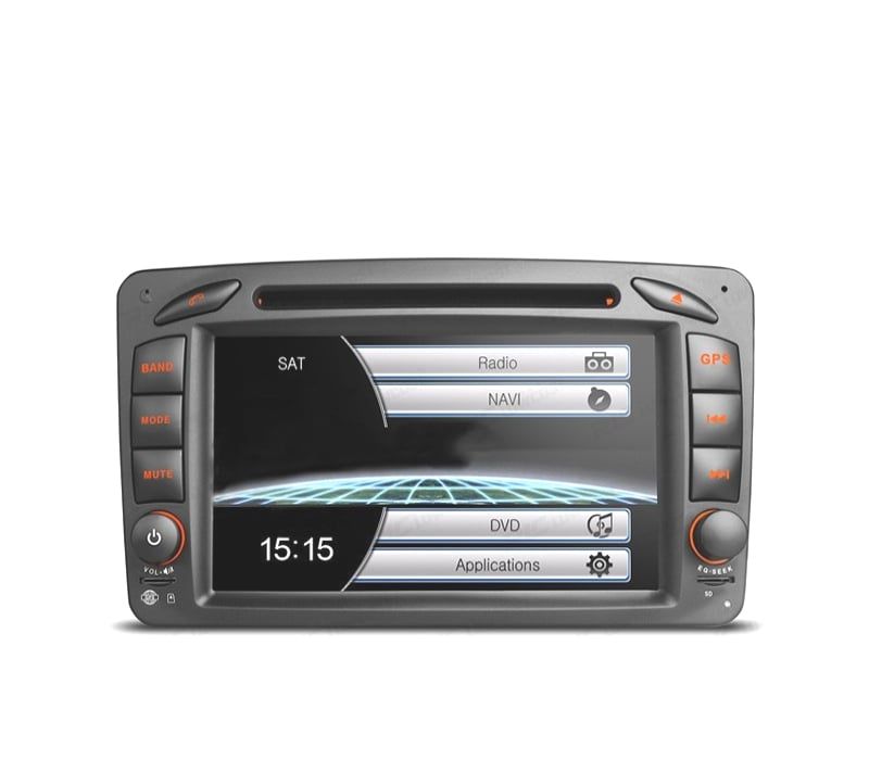 AUTO RADIO GPS PARA MERCEDES CLASSE A C CLK USB GPS TACTIL HD 7"