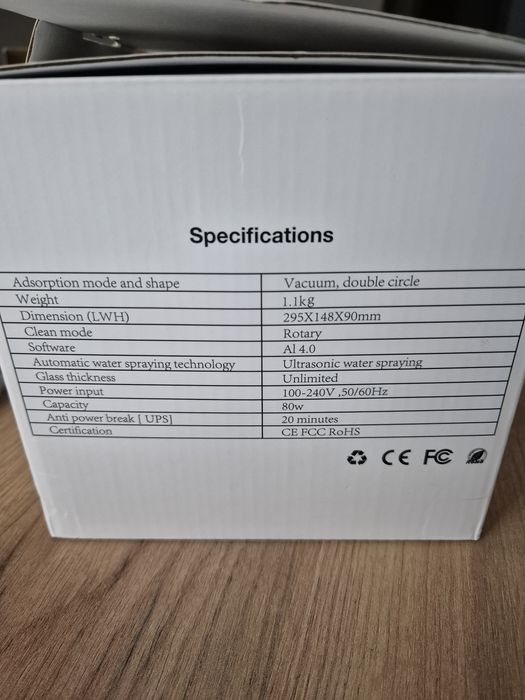 Inteligenty robot do mycia okien szyb luster