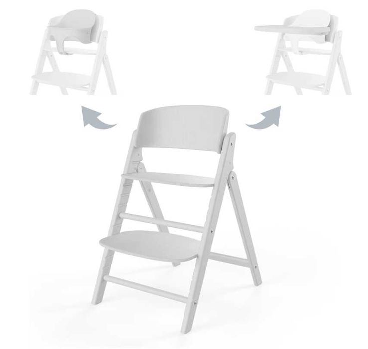 Krzesełko do Karmienia CYBEX Gold CLICK & FOLD 3w1 – All White białe
