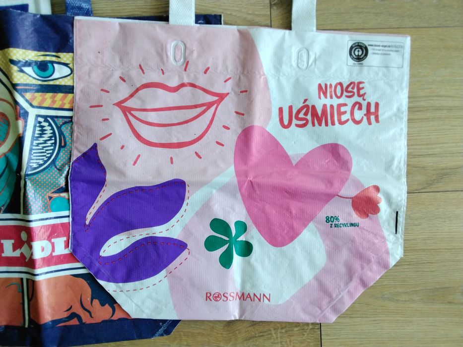 Siatki reklamowki na zakupy