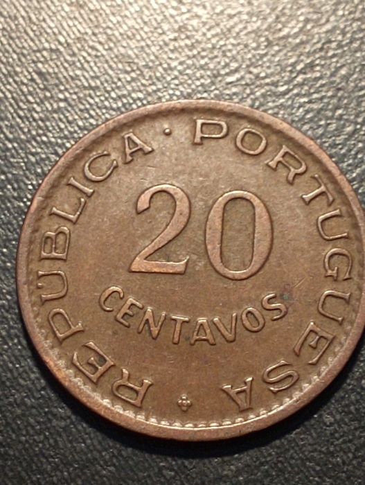 20 centavos - Angola 1949 - Bronze -	Soberba