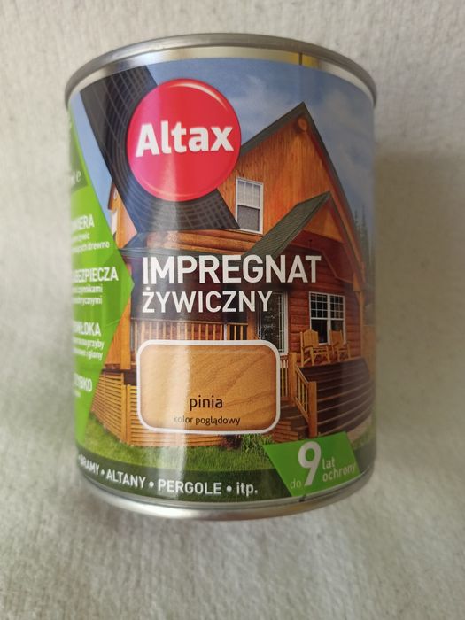 Altax impregnat żywiczny 7 kolorów cena za 4 puszki 0,75 litra WARTO!