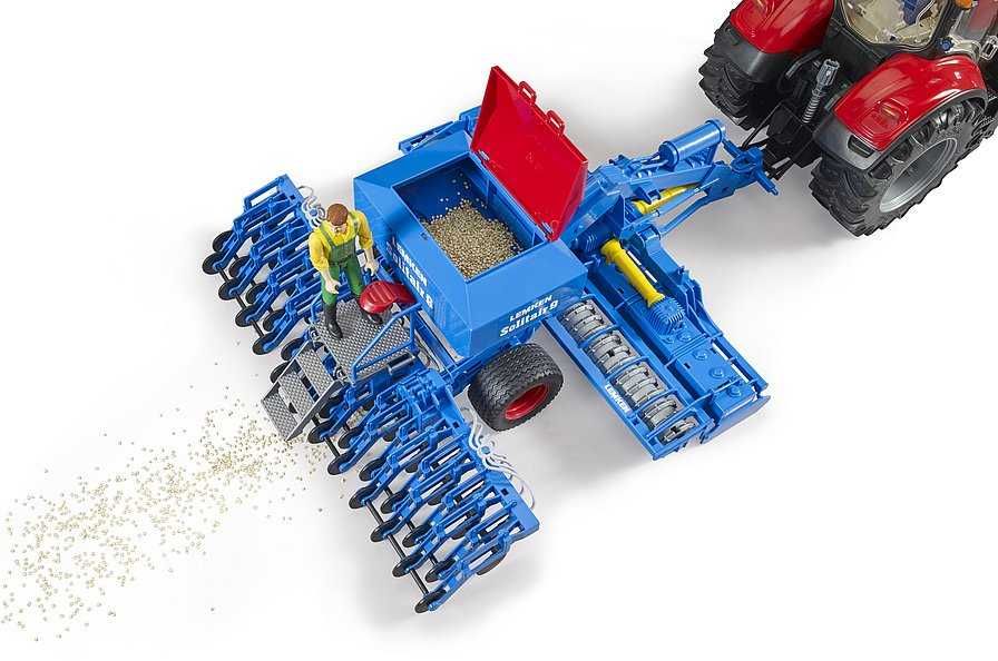 BRUDER 02026 велика пластикова модель сівалки LEMKEN Solitair 9
