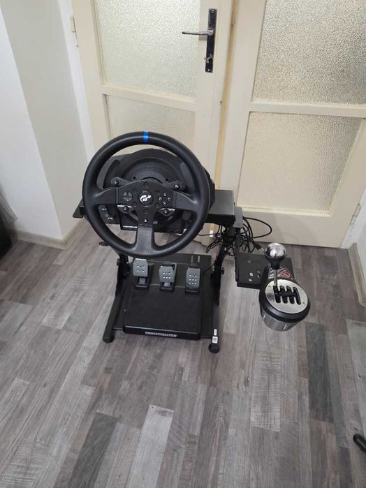 Zestaw wyścigowy Sim Racing Thrustmaster T300 + T3PM + TH8A + stojak